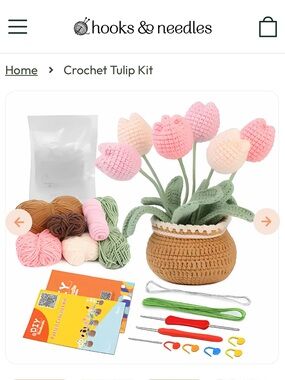DIY Crochet Tulip Kit
